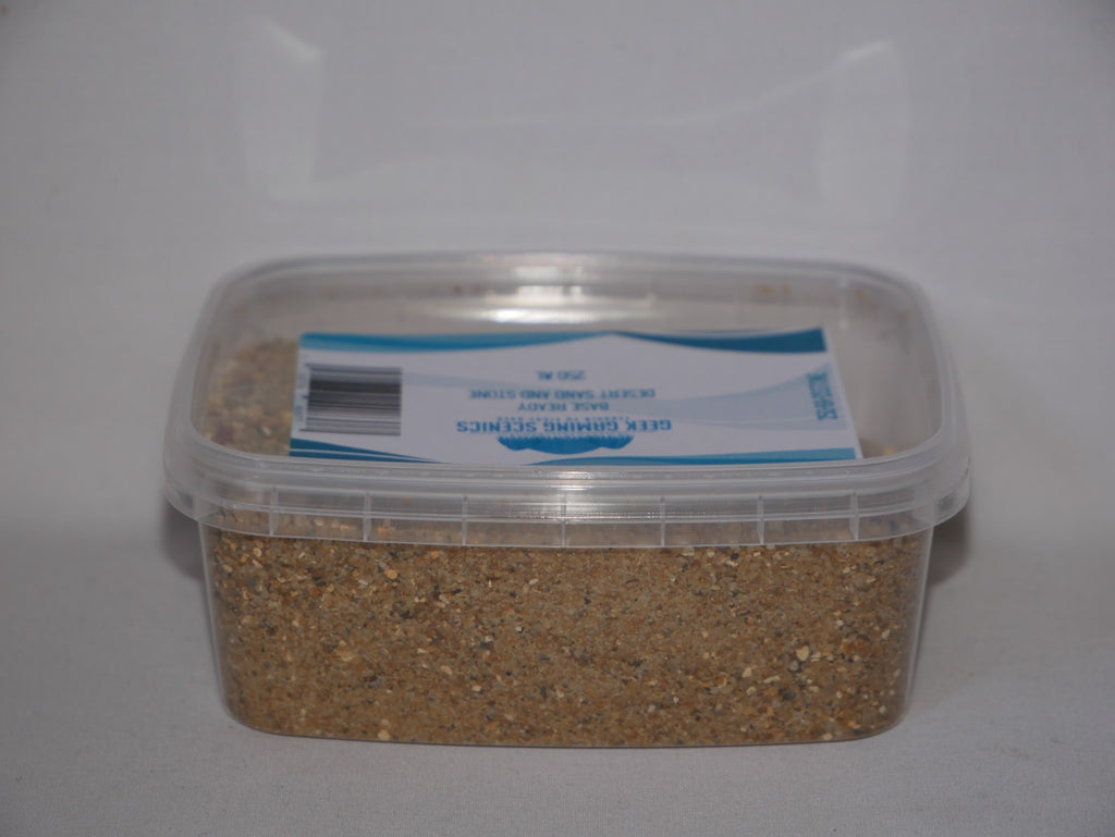 Geek Gaming Scenics Terrain Base Ready Desert Sand And Stone Mix 250-BR-DSSTONE