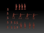 Hat Industrie 1:72 Scale Napoleonic Austrians Infantry (Firing) Figures - 8165