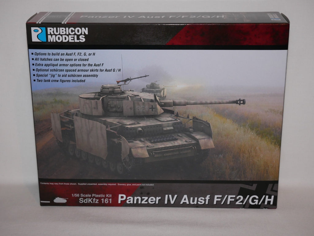 Rubicon Models 1:56 Scale WWII German SdKfz 161 Panzer IV Ausf F/F2/G/H - 280077