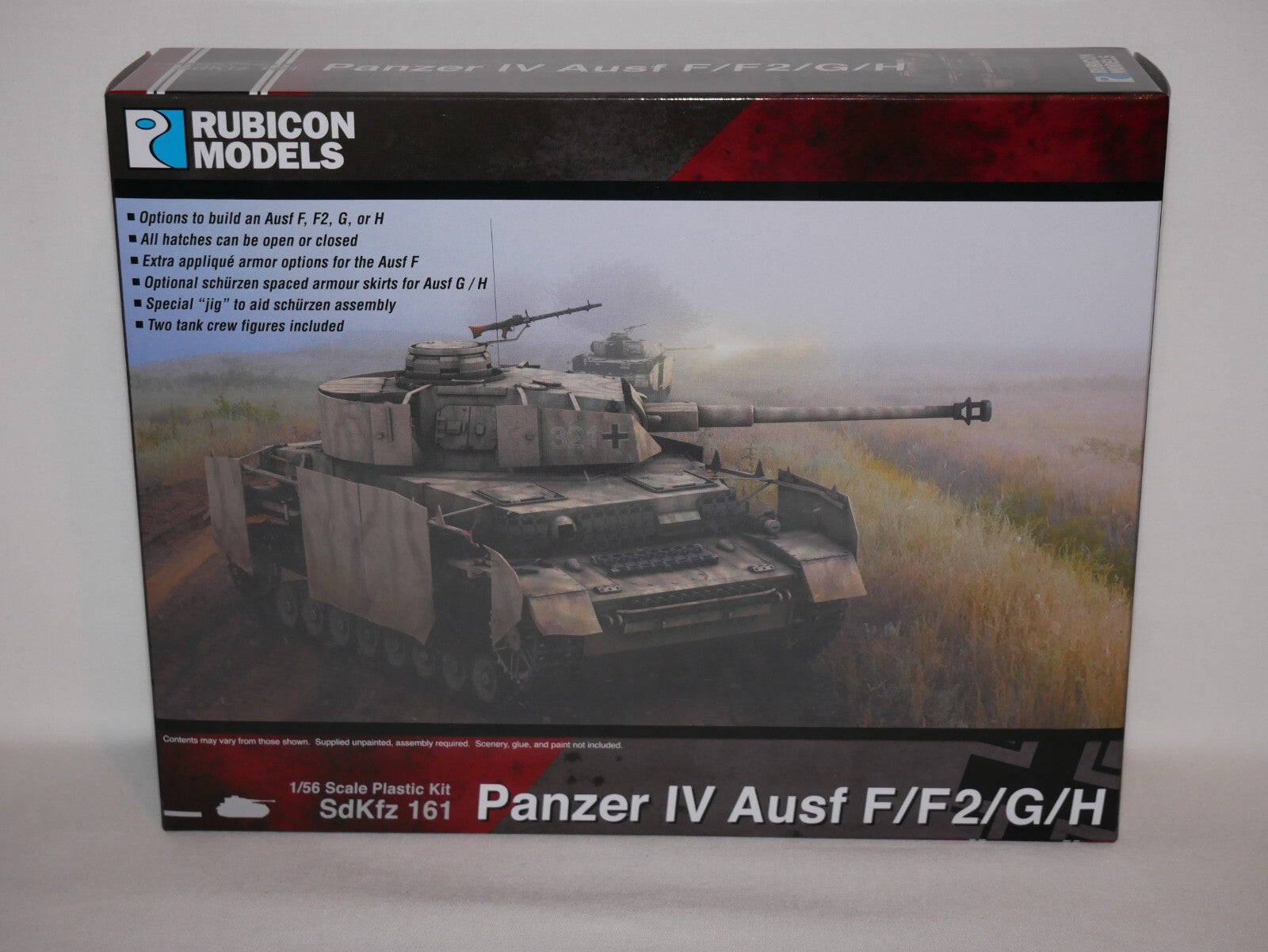 Rubicon Models 1:56 Scale WWII German SdKfz 161 Panzer IV Ausf F/F2/G/H - 280077