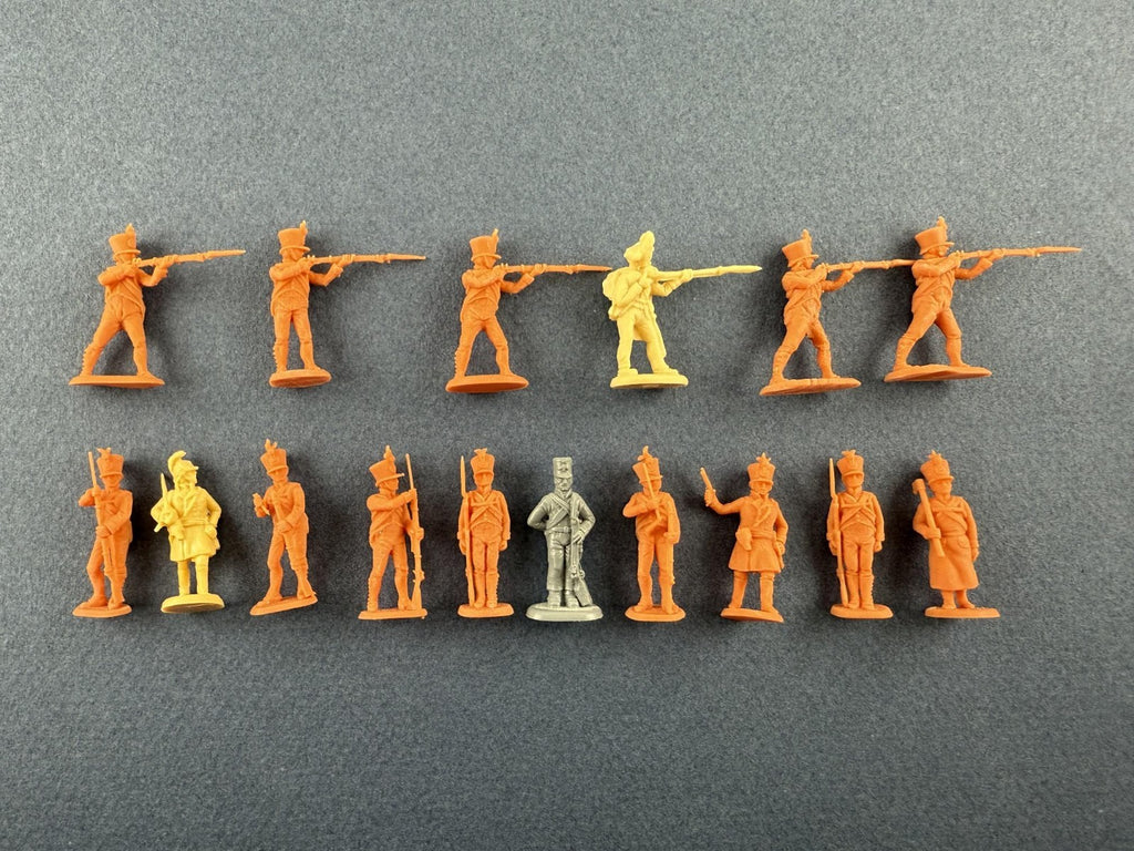 Hat Industrie 1:72 Scale Napoleonic Austrians Infantry (Firing) Figures - 8165