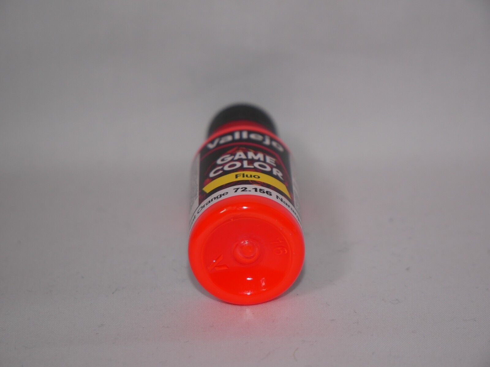 Vallejo Game Color Acrylic Range Fluorescent Orange 18ml Dropper Bottle - 72.156