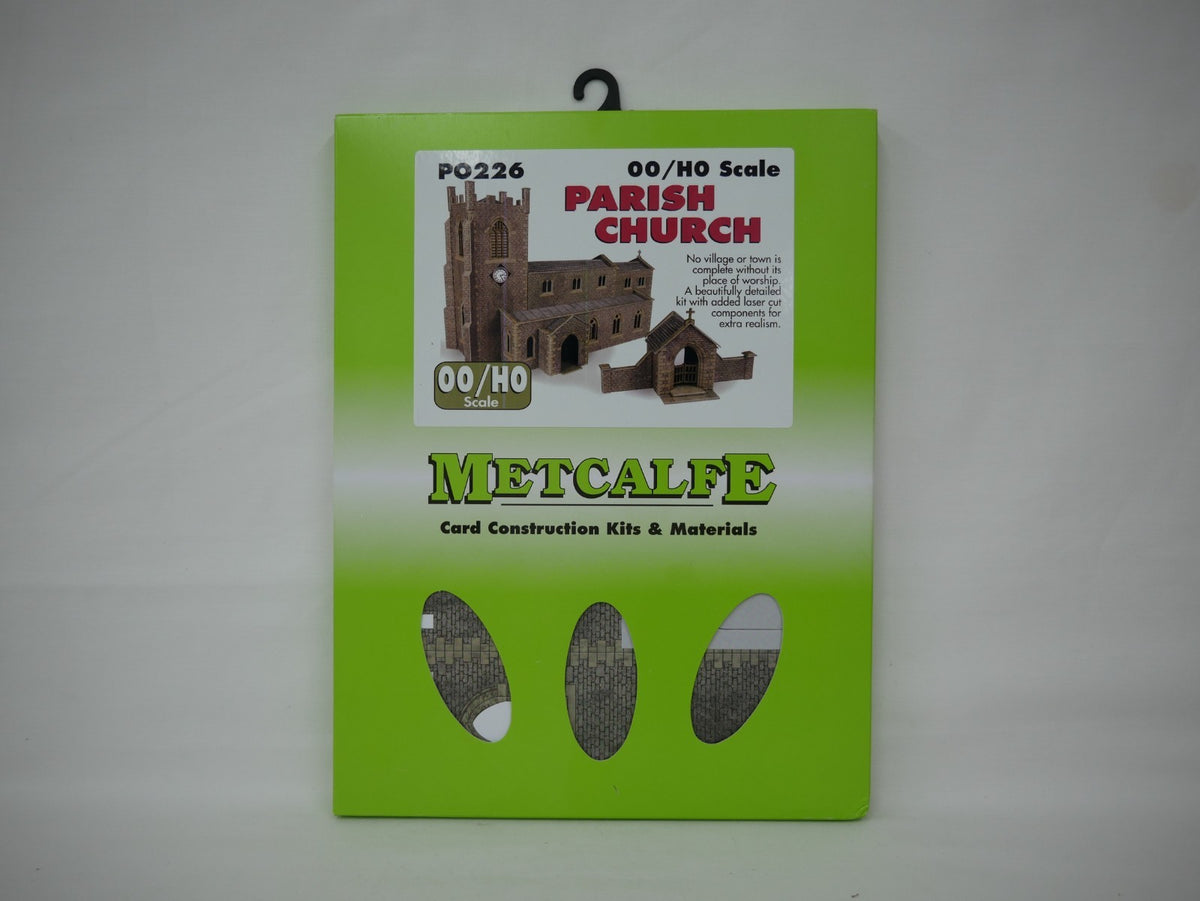 Metcalfe Card Construction Kits & Materials OO/HO Scale Parish Church - PO226