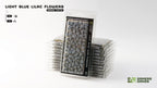 Gamers Grass Light Blue Lilac Flowers Grass Tufts For Bases 75 Per Pack GGFS-LBL