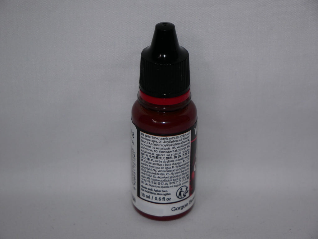 Vallejo Game Color Acrylics Gorgon Brown 18ml/0.6 fl oz Dropper Bottle - 72.124