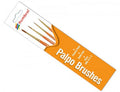 Humbrol Palpo Sable Hair Brush Pack Sizes 000, 0, 2, 4 For Model Painting - AG4250