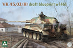 Takom 1:35 Scale WWII German Army VK 45.02 (H) "Draft Blueprint w1461" - 2191