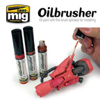 Ammo By Mig Jimenez Dark Blue Oilbrusher With Fine Brush Applicator - A.MIG-3504