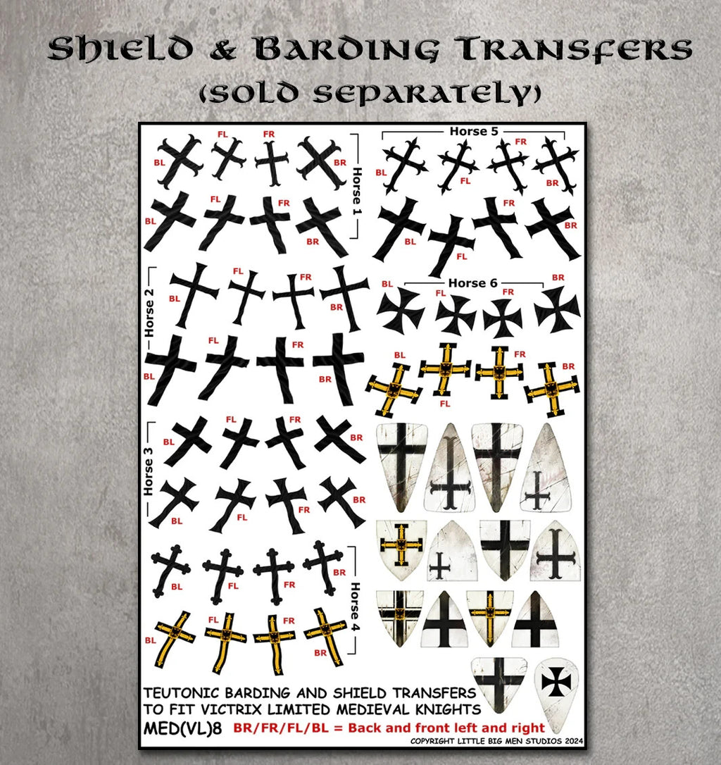 Victrix Medieval Knights 28mm Hard Plastic Teutonic Knights (Ordensstaat) VXM005