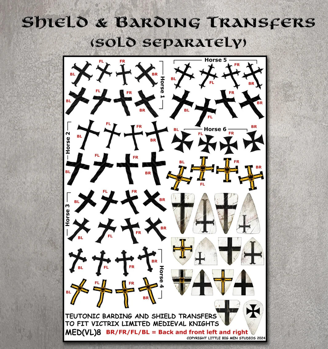 Victrix Medieval Knights 28mm Hard Plastic Teutonic Knights (Ordensstaat) VXM005