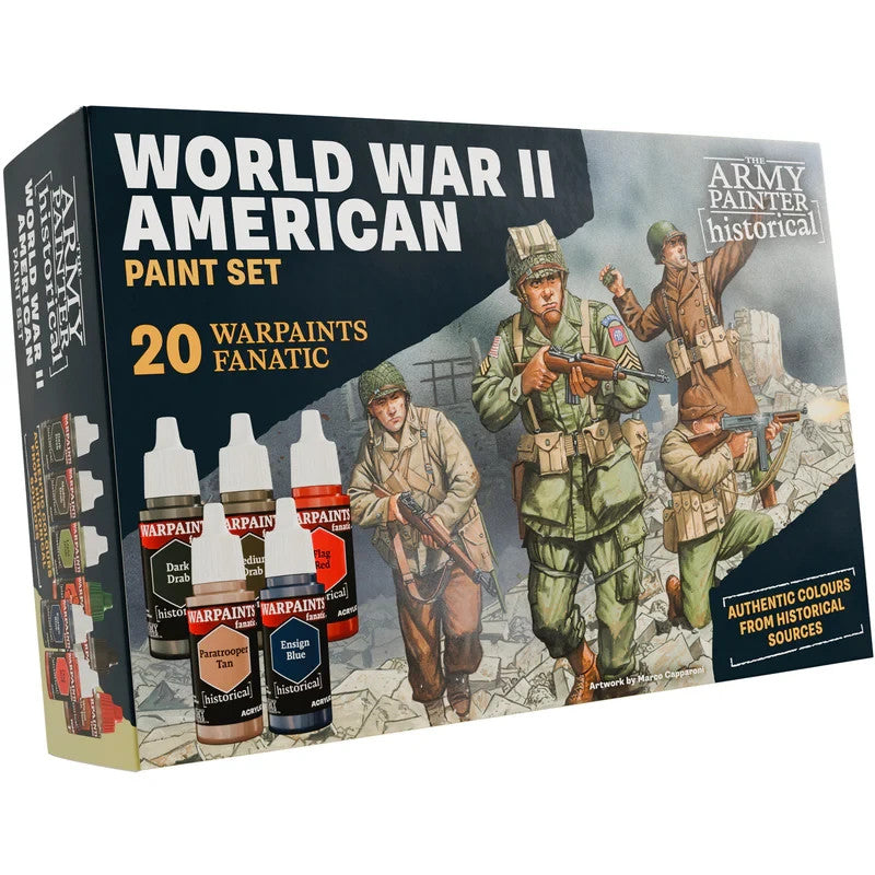 The Army Painter Historical World War II American Paint Set (20 Colours) WP8082