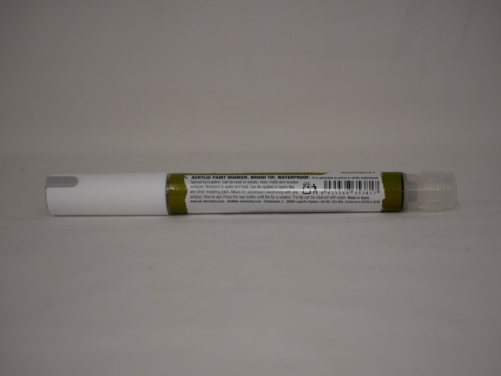 AK Interactive Acrylic Quick Gen Markers For Tabletop Wargaming Leaf Green - AKMQ031