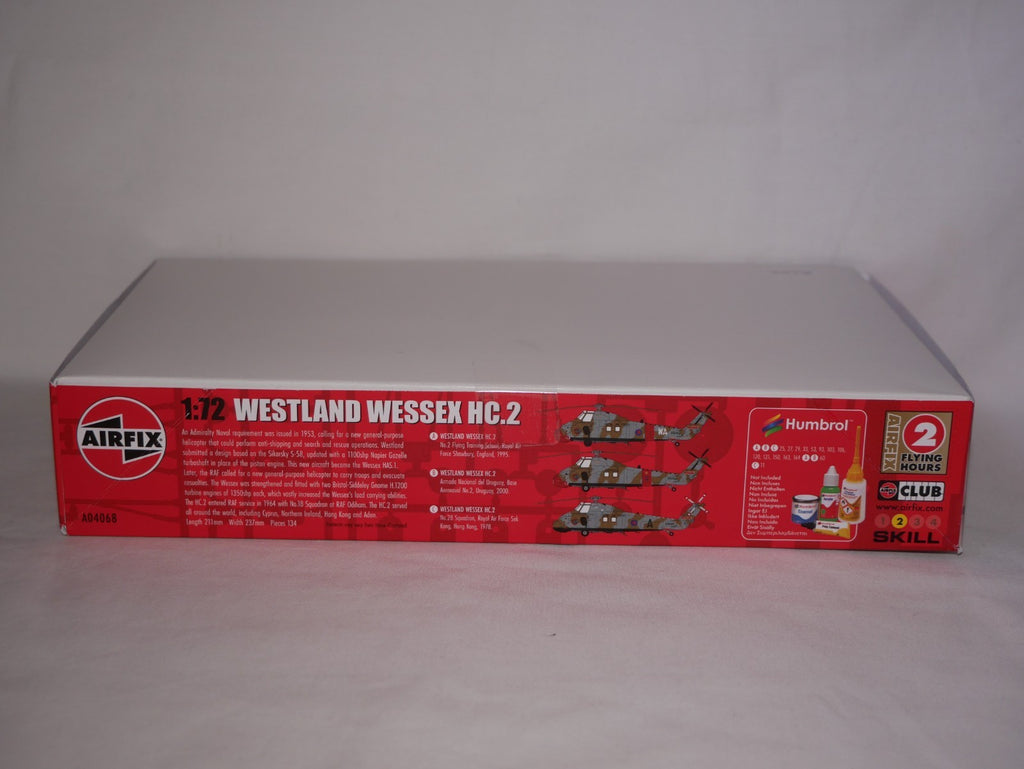 Airfix 1:72 Scale Westland Wessex HC.2 Helicopter Model Kit Skill Level 2 A04068