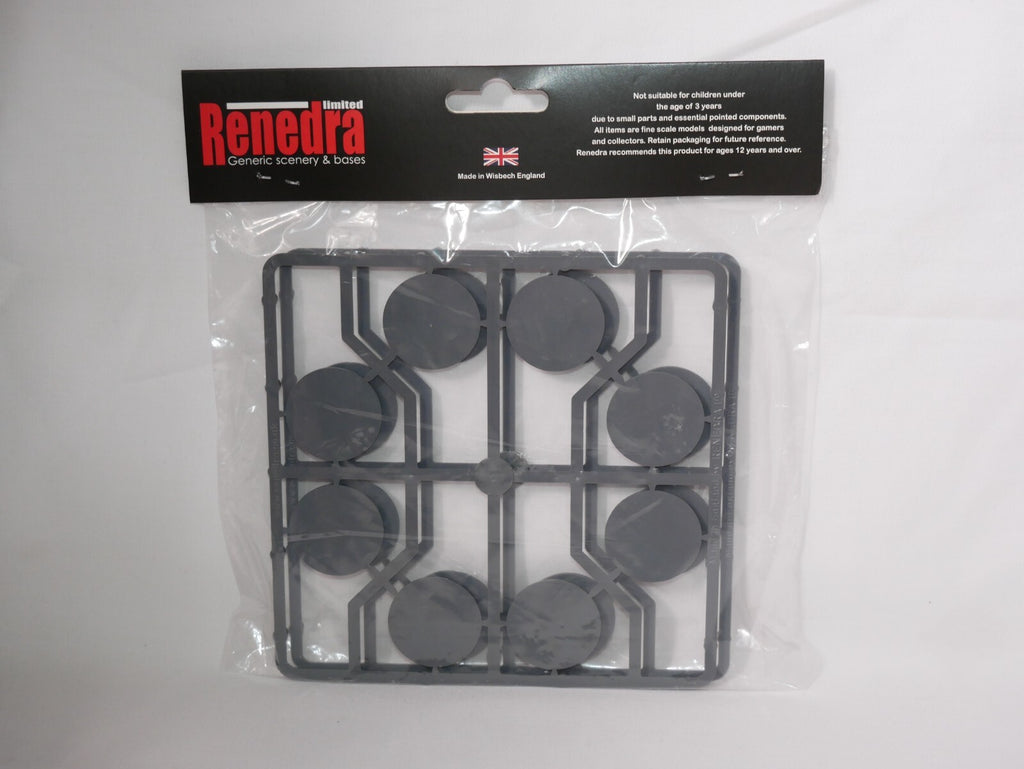 Renedra Ltd Generic Scenery & Bases 30mm Diameter Paved Effect Bases 16 Per Pack