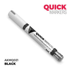 AK Interactive Acrylic Quick Gen Markers For Tabletop Wargaming Black - AKMQ021