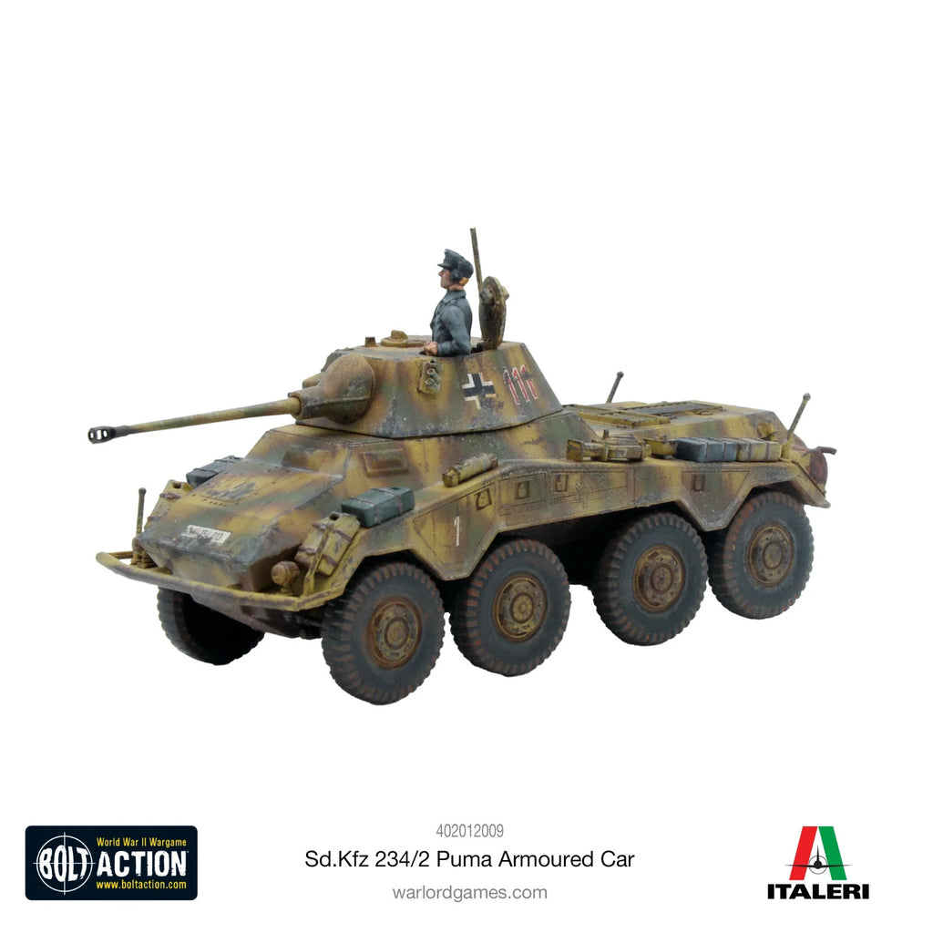 Warlord Games Bolt Action 1:56 Scale SD.KFZ 234/2 Puma Armoured Car - 402012009