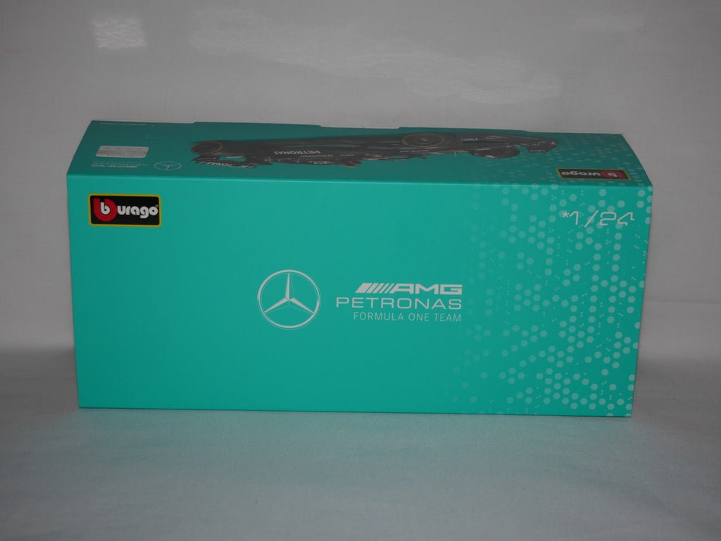 Burago 1:24 Scale Mercedes-AMG Petronas F1 2023 W14 No.43 Hamiliton - #18-28028H