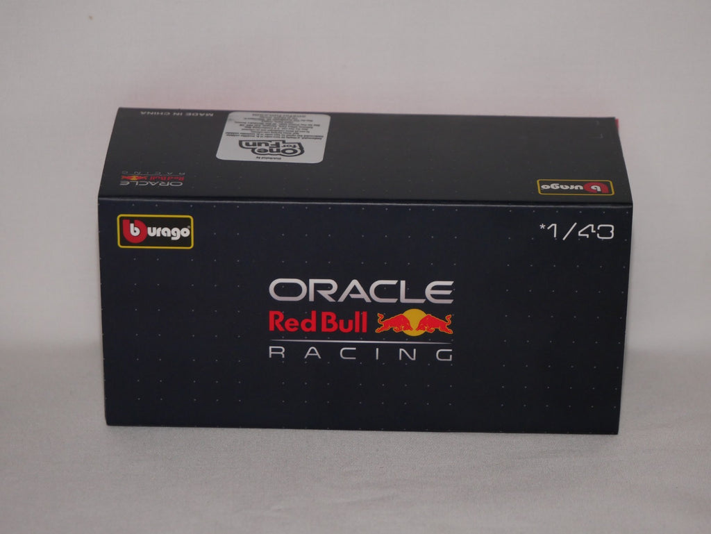 Burago 1:43 Oracle Redbull Racing RB20 Car With Max Verstappen Helmet #18-38098V
