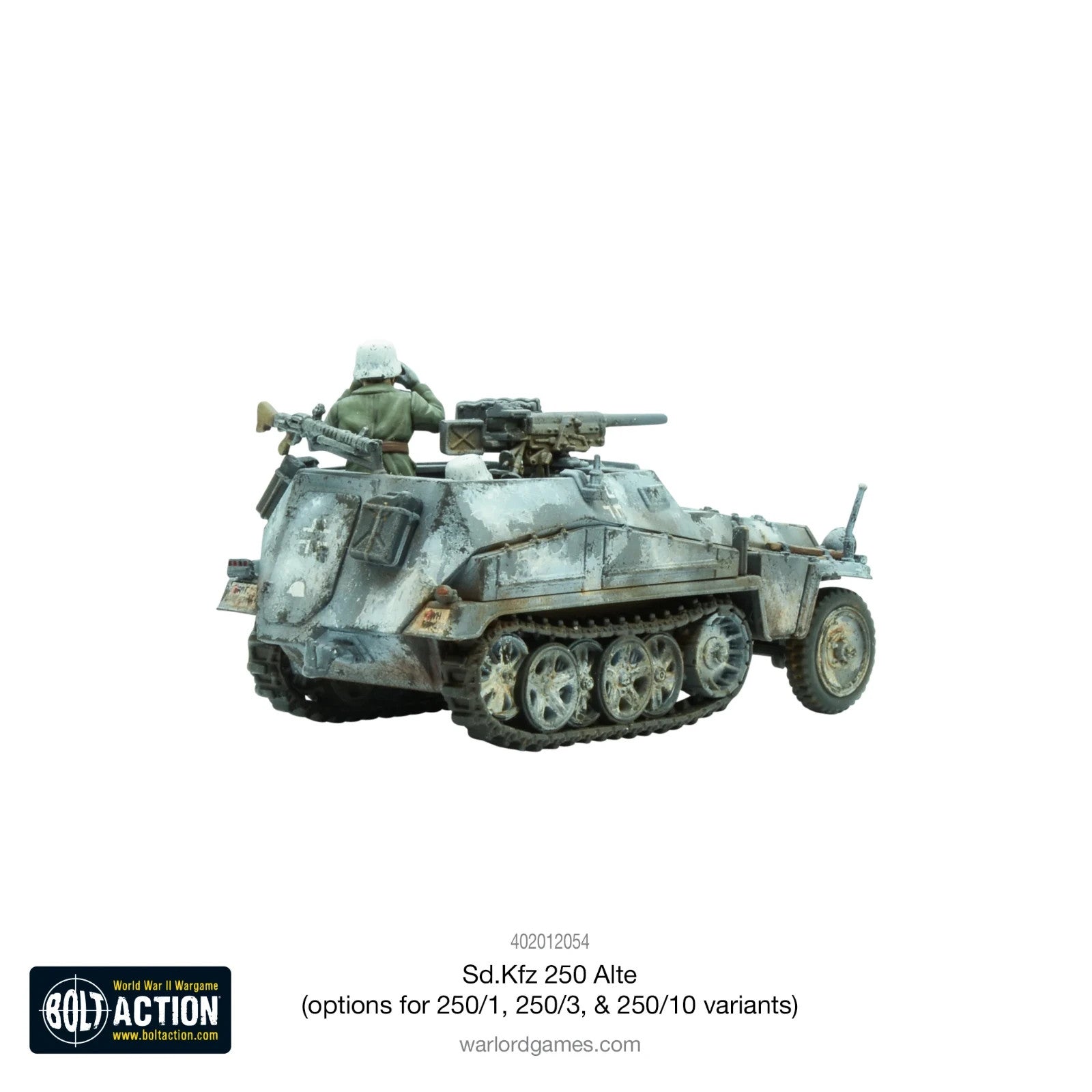 Warlord Games Bolt Action 1:56 Scale WWII SD.KFZ 250 (ALTE) Half-Track 402012054