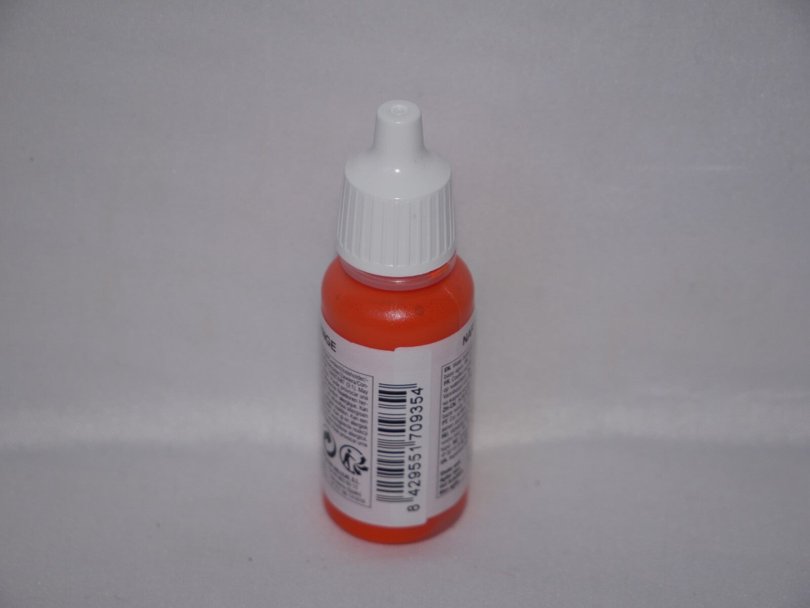Vallejo Model Color Transparent Orange Acrylic 17ml Dropper Bottle - 70.935