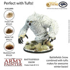 The Army Painter Battlefield Snow For Miniature Gaming Bases 150ml Tub - BF4112