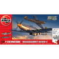 Airfix 1:72 Scale Dogfight Doubles P-51 Mustang Vs Messerschmitt Bf109F-4 A50193