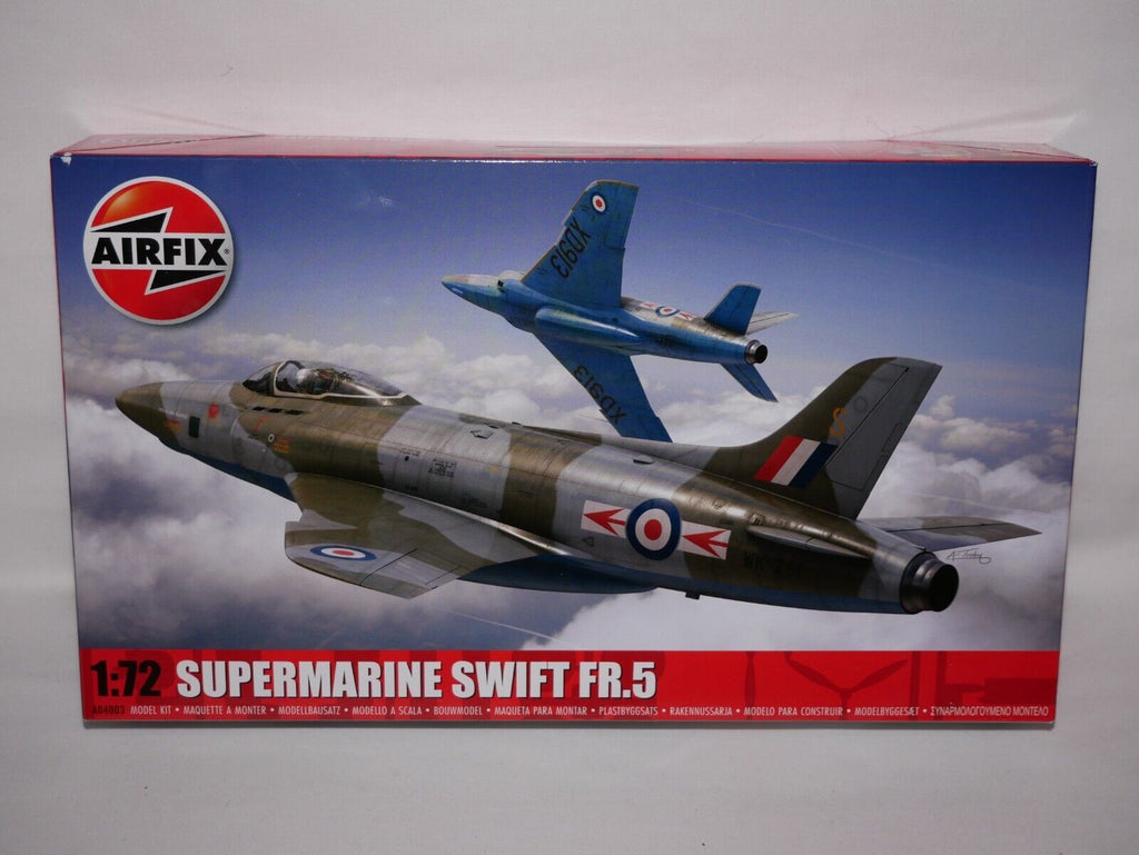 Airfix 1:72 Scale Supermarine Swift FR.5 Model Plane Kit Skill Level 2 - A04003