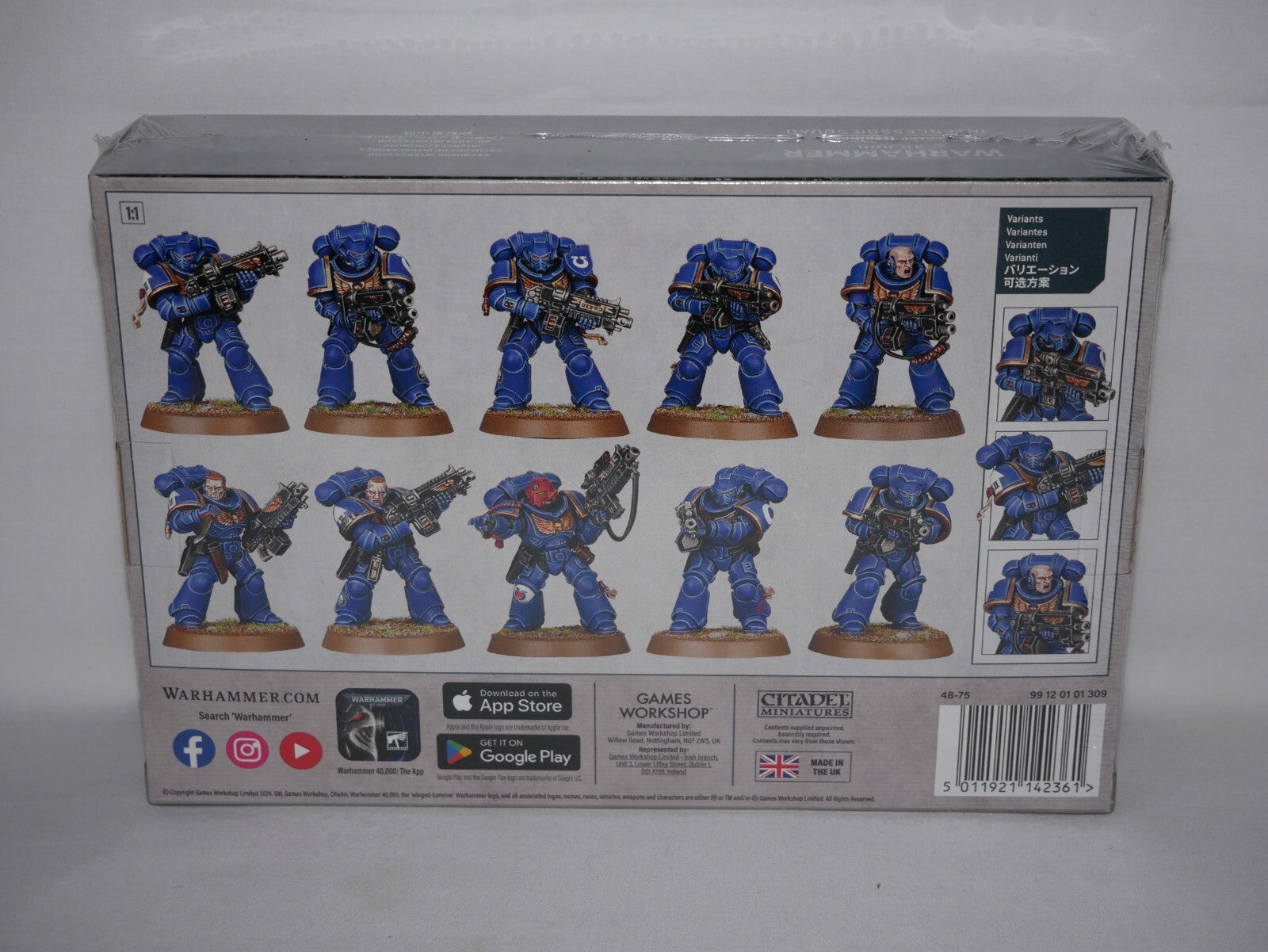 Games Workshop Warhammer 40,000 Space Marine Intercessor Squad Models - (48-75)