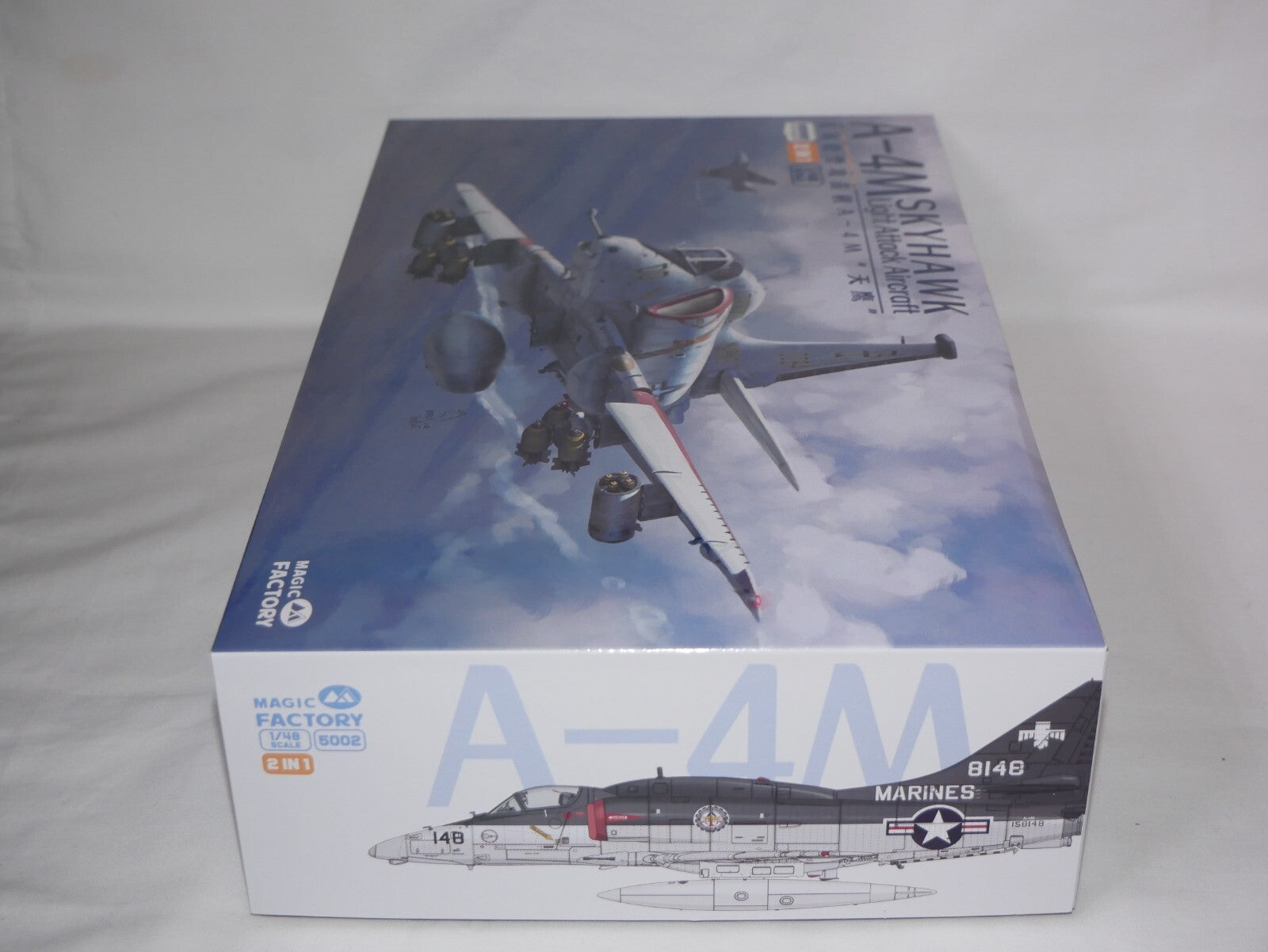 Magic Factory 1:48 Scale A-4M Skyhawk Light Attack Aircraft (2-1) Model Kit 5002
