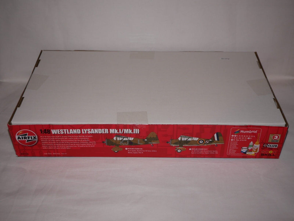 Airfix 1:48 Scale Westland Lysander Mk.I/Mk.III Model Kit Skill Level 3 - A07116
