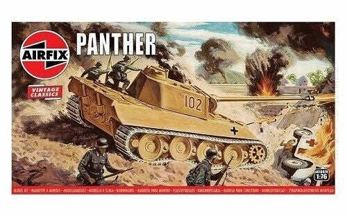 Airfix Vintage Classics 1:76 German Panther Medium Tank Skill Level 2 - A01302V