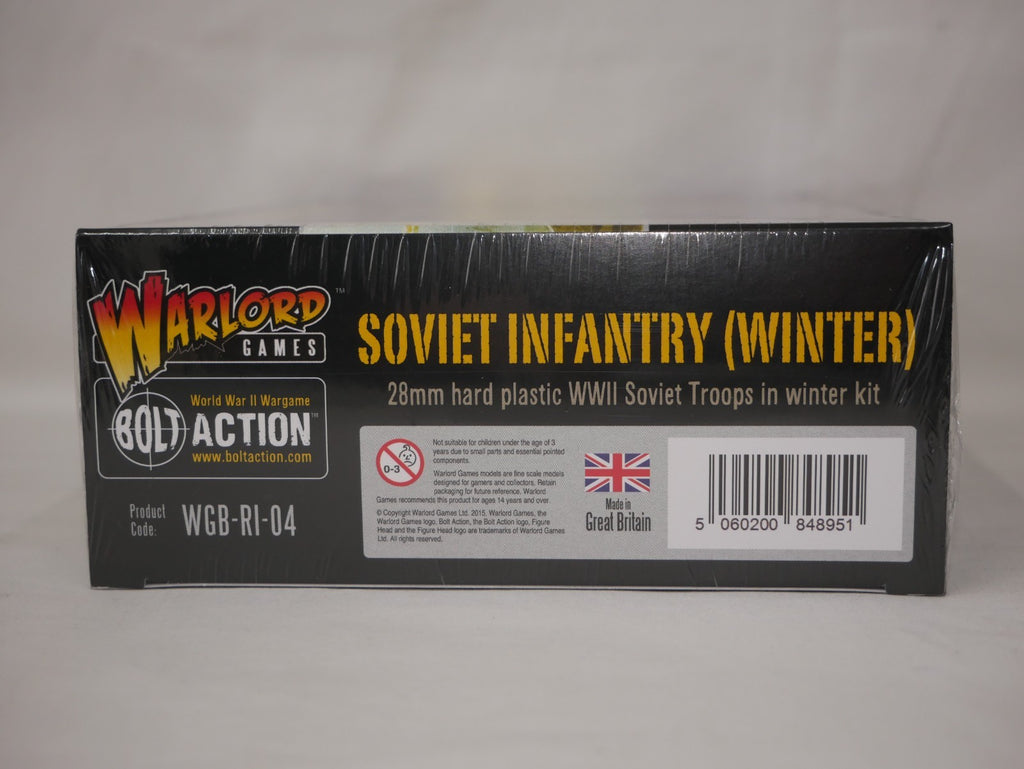 Warlord Games Bolt Action 1:56 Scale WWII Soviet Infantry (Winter) - WGB-RI-04