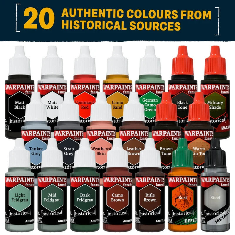 The Army Painter Historical World War II German Paint Set (20 Colours) - WP8083