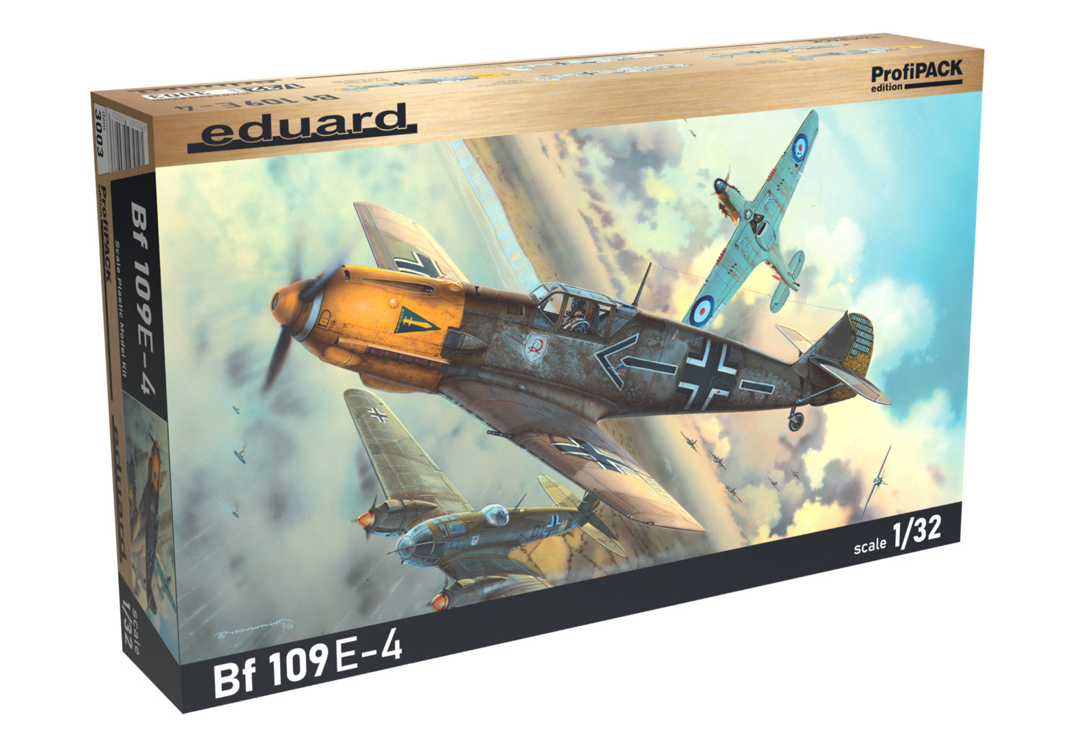 Eduard 1:32 Scale WW2 Messerschmitt Bf 109E-4 ProfiPACK Edition Model Kit - 3003