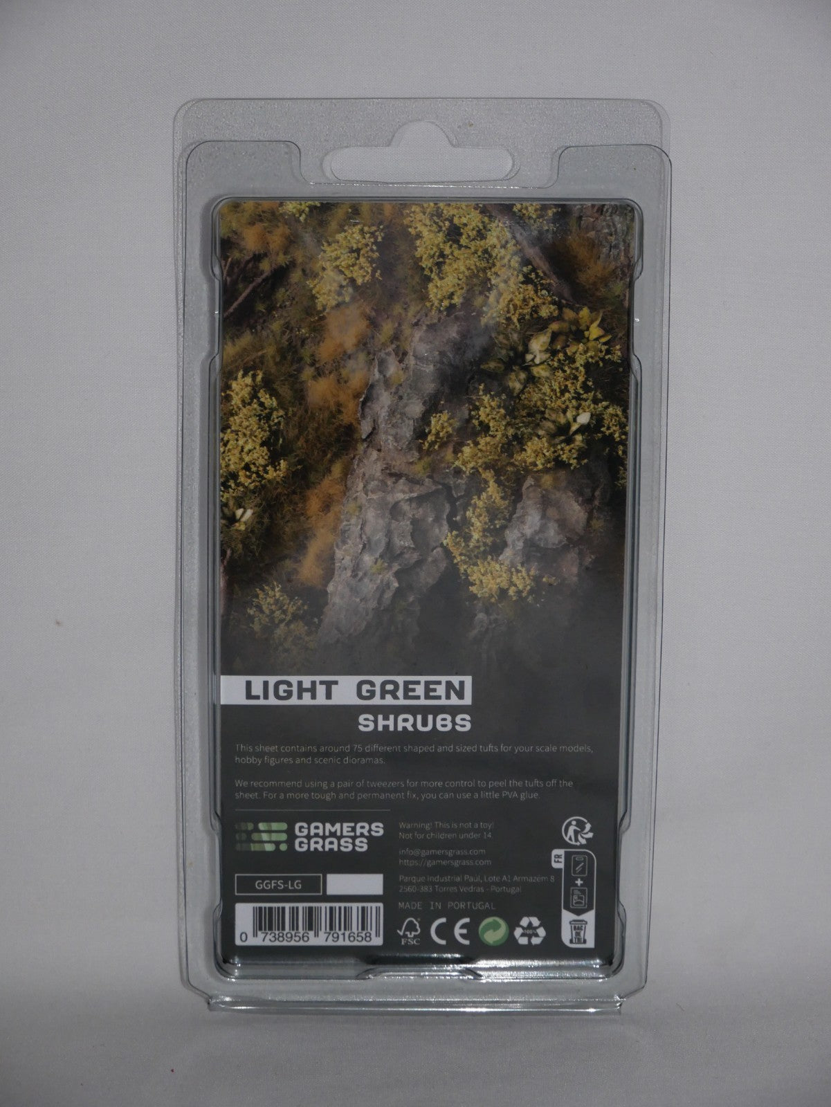 Gamers Grass Light Green Shrubs Grass Tufts For Model Bases 75x Per Pack GGFS-LG