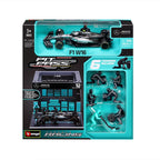 Burago 1:43 Scale Mercedes-AMG Petronas Forumla One Team Pit Pass Diorma Playset - #18-38458A