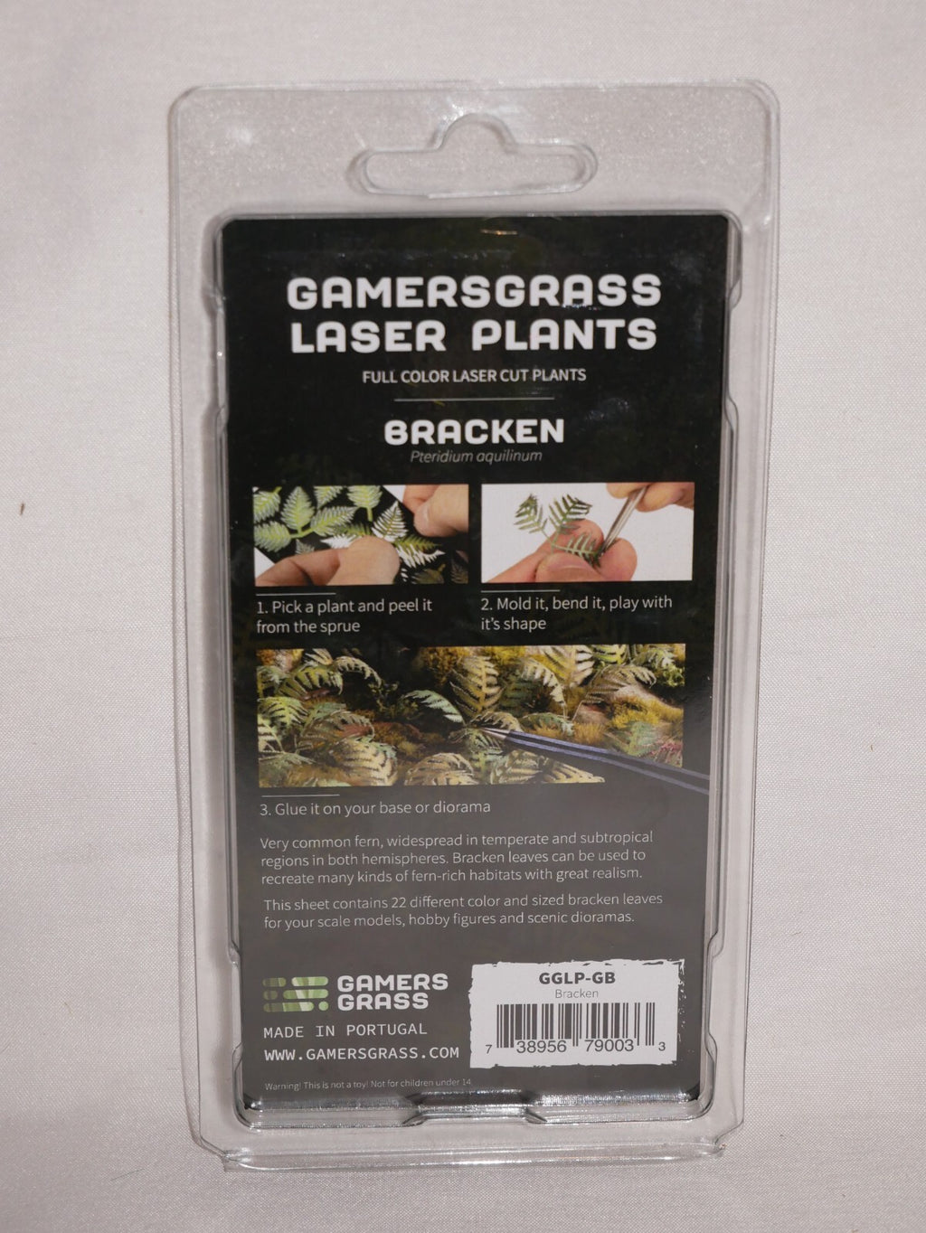 Gamers Grass Full Color Laser Cut Plants Bracken For Bases (22) Per Pack GGLP-GB
