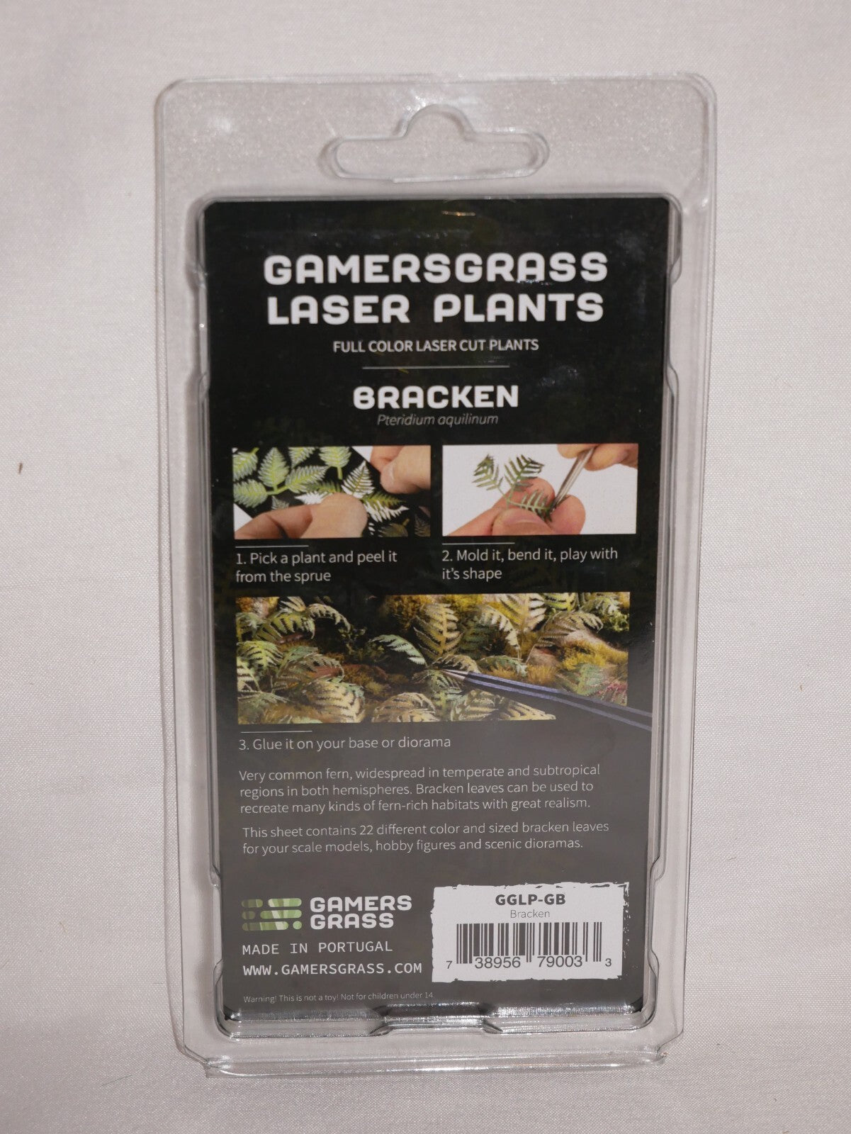 Gamers Grass Full Color Laser Cut Plants Bracken For Bases (22) Per Pack GGLP-GB