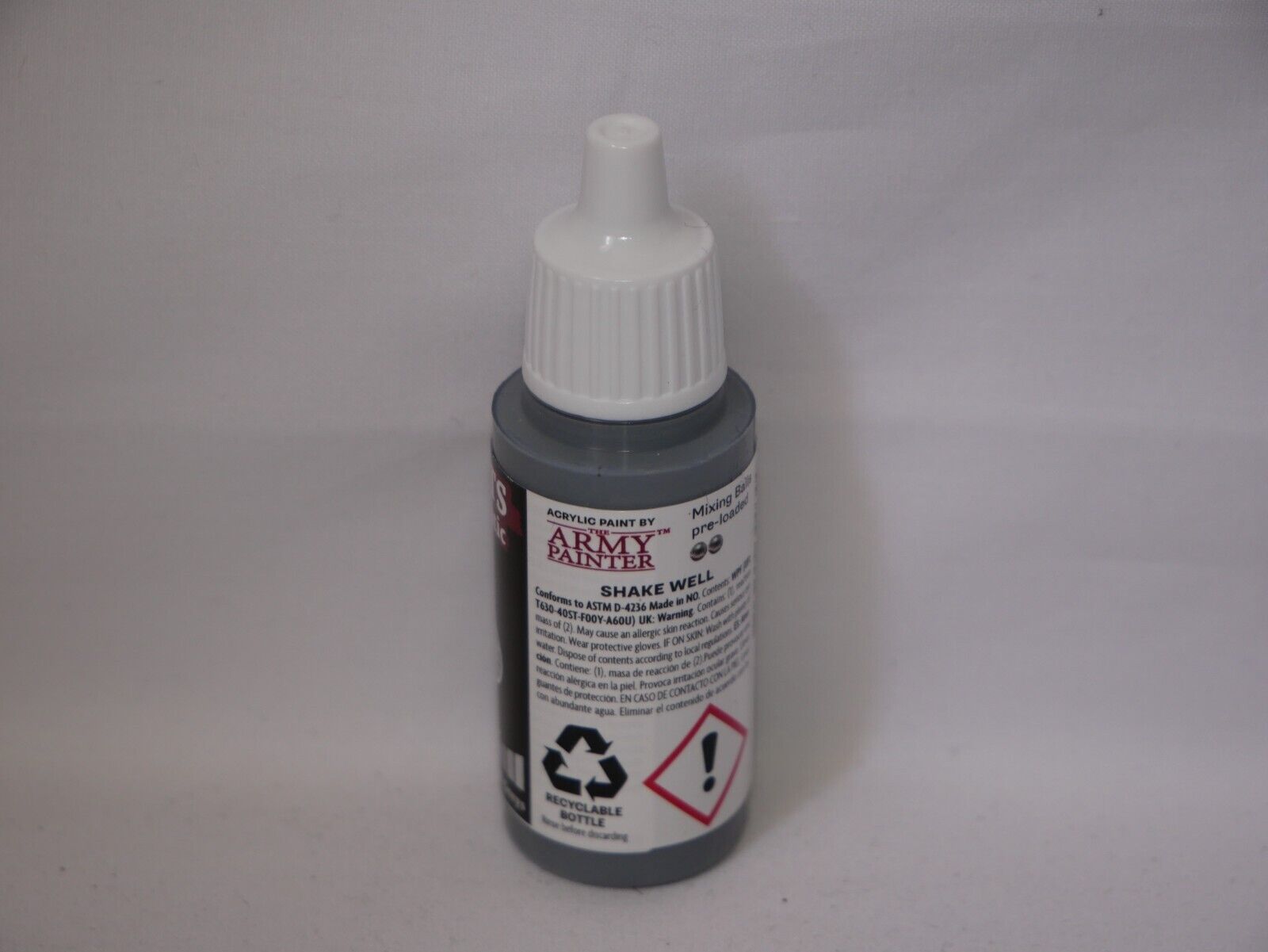 The Army Painter Warpaints Fanatic Acrylics Uniform Grey (18ml) Bottle - WP3003