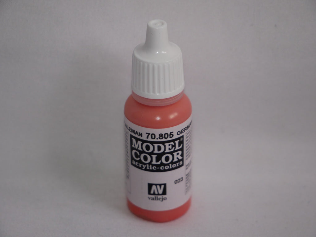 Vallejo Model Color German Orange Acrylic 17ml/0.57 fl oz Dropper Bottle 70.805