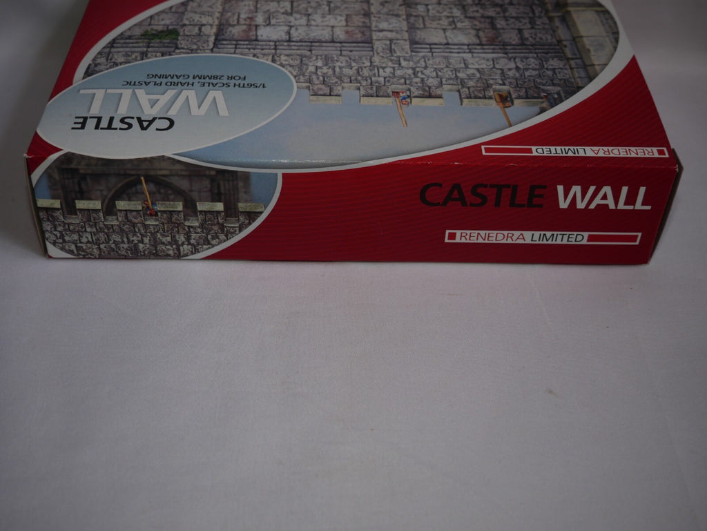Renedra Ltd Generic Scenery & Bases 1/56th Scale Castle Wall Sections - RNWALL
