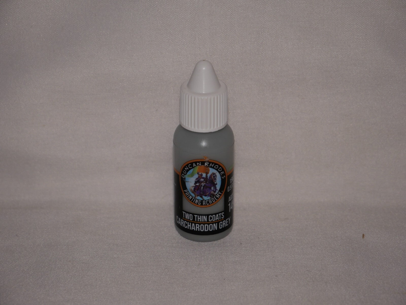 Duncan Rhodes Painting Academy Two Thin Coats Carcharodon Grey 15ml Bottle 10023