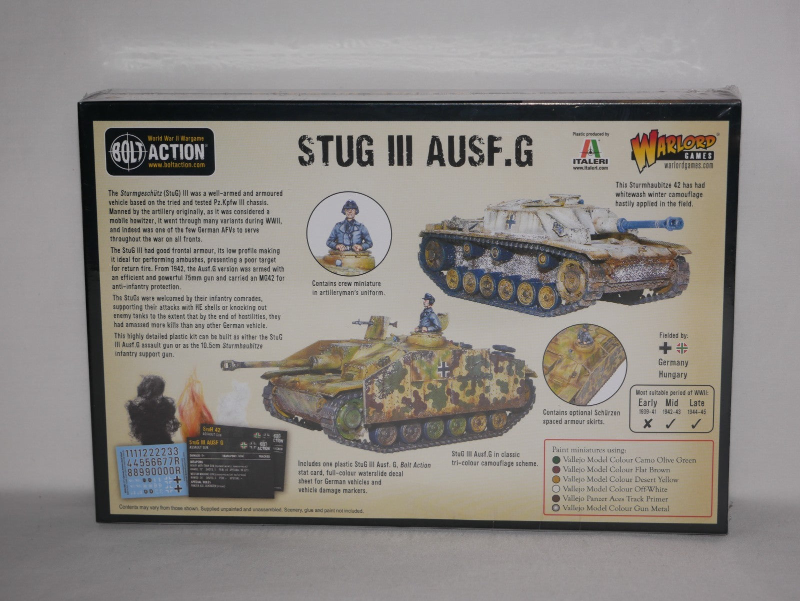 Warlord Games Bolt Action 1:56 Scale WWII German Stug III Ausf. G - (402012007)