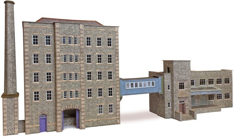 Metcalfe Card Construction Kits & Materials OO/HO Scale Grimy Old Mill - PO290