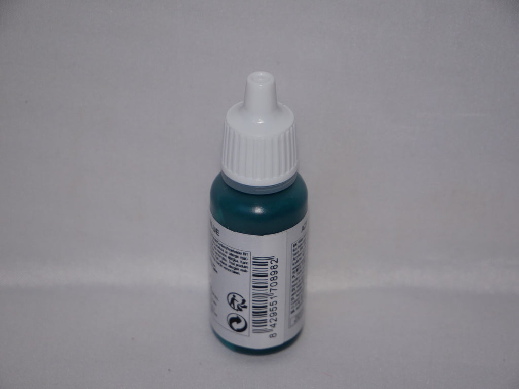 Vallejo Model Color Dark Sea Blue Acrylic 17ml/0.57 fl oz Dropper Bottle 70.898