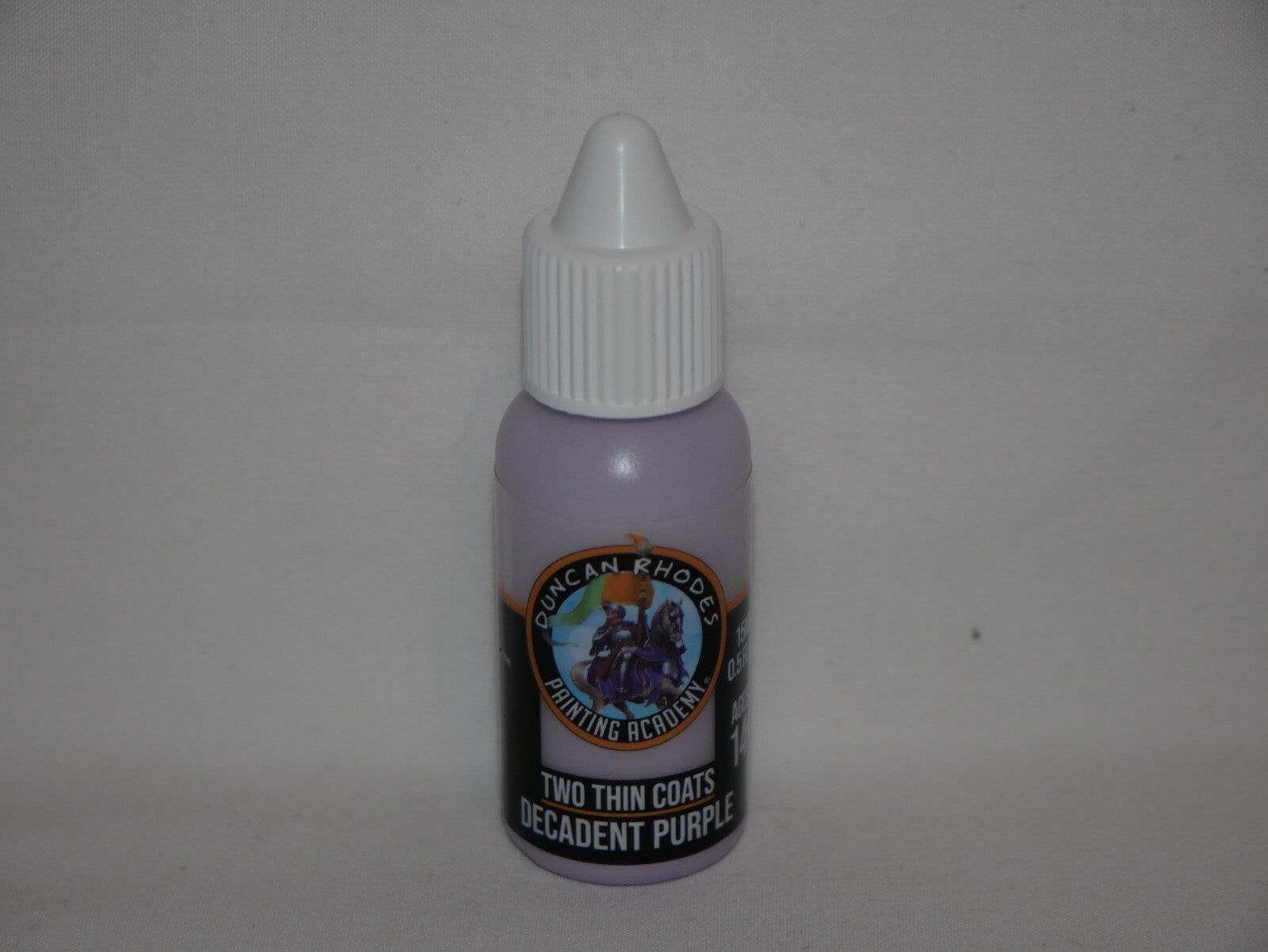 Duncan Rhodes Painting Academy Two Thin Coats Decadent Purple 15ml Bottle 10153