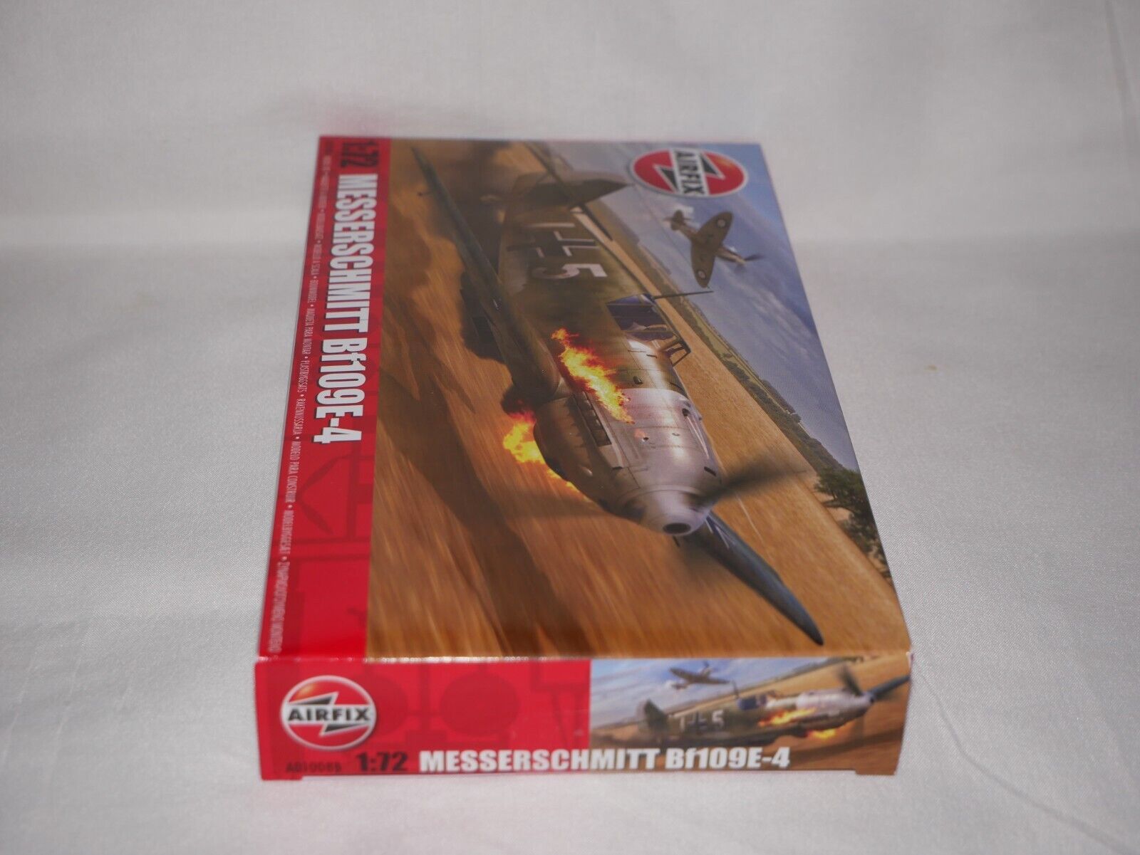 Airfix 1:72 WW2 Messerschmutt Bf109E-4 Plastic Model Kit Skill Level 1 - A01008B