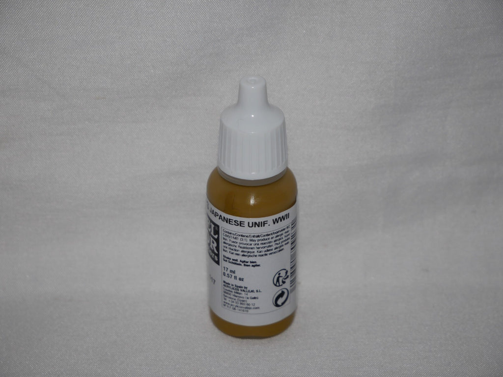 Vallejo Model Color WWII Japanese Uniform Acrylic 17ml Dropper Bottle - 70.923