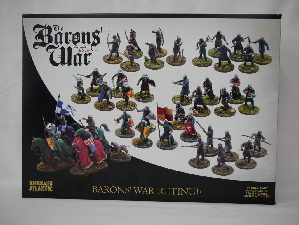 Wargames Atlantic The Barons' War second Edition 28mm Retinue Box Set - WAAAC012
