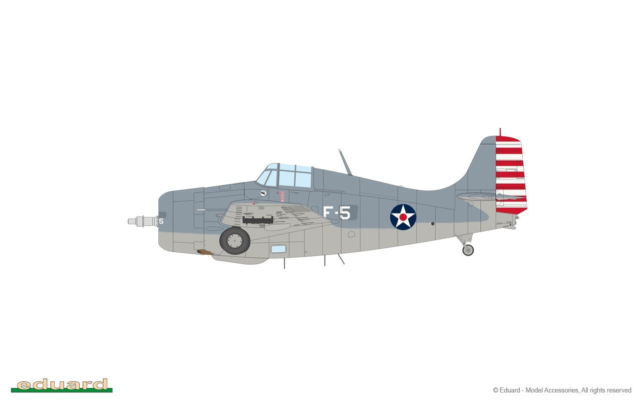 Eduard 1:48 Scale (F4F-3 & F4F-4) Widway Dual Combo Limited Edition Set - 11166